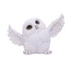 Nemesis Now Snowy Delight Owl Figurine 20.5cm, Resin, White, Charming