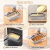 2Pcs Silicone Bread Loaf Pan Liners - Reusable Bread Baking