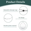 2 Pcs Transparent Eye Shield After Surgery, 9 Hole Plastic