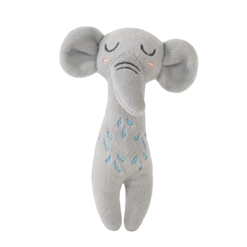 Rosewood Eco-Friendly Elephant Plush Cat Toy - Soft, Durable Grab