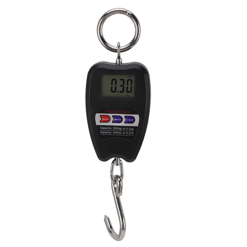 Portable Electronic Scale High Accuracy Digital Hanging Scale 200kg Weight