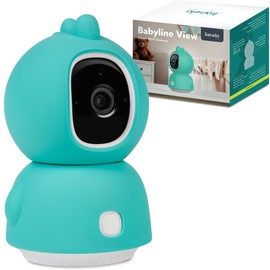 Lionelo Babyline View Swivelling Surveillance Camera 330° App Controlled Electronic Baby Monitor Two-Way Communication Motion Sensor Temperature Night Mode CryDetector, Lullabies