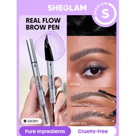 SHEGLAM Real Flow Laminating Brow Pen-Ebony