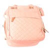 Pink Diaper Bag Backpack Multi Compartment Waterproof Large Capacity Travel