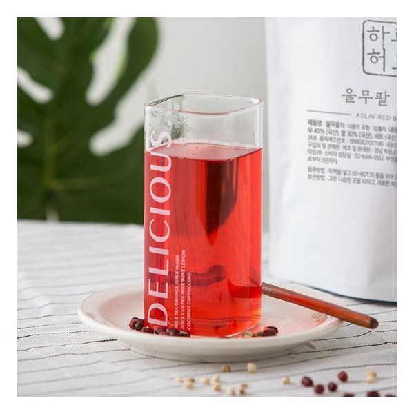 Haru Herb Yulmu Red Bean Tea Large Capacity 50 Tea Bags / 하루허브 율무팥차 티백 대용량 50개입