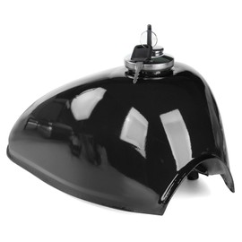 SUNQIAO Z50 Gas Tank, Fuel Tank for honda Z50 Z50A Z50R Z50J 50cc Mini Trail Moneky Bike, Gas Fuel Tank Cap with key Petcock Petrol Tank (Black)