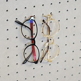 Perforated Board P25 Round Hook Insert, Set of 4, # Hooks, Pegboard, Punching, Perforated, Porous, Stylish, Tight, Wall Storage, Wall Material