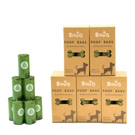 Poop Bags for Dogs Biodegradable Poop Bags Dog, Ultra Thick Dog Bag Rools for Waste Refuse Cleanup, Doggie Poop Bags 120 Count 8 Rolls,Lavender Fragrance