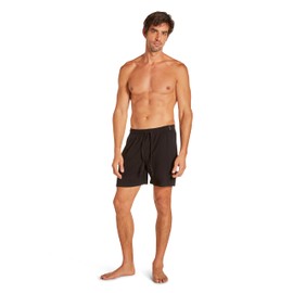 TAHARI Men's The Ultimate Comfort Sleep Pajama Short for Men – Soft Cotton Relaxed Fit Lounge Shorts (Black, Medium)
