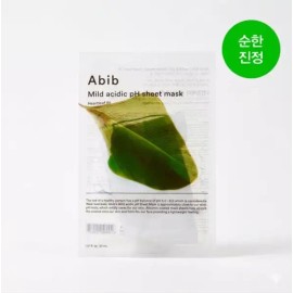 Abib 아비브 약산성 pH 시트 마스크 핏 어성초, 5매+1매 Abib Low pH Sheet Mask Fit Mugwort, 5 Sheets + 1 Sheet