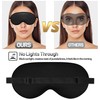 Sleep Mask, Silk Eye Mask for Sleeping with Adjustable Strap,