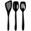 Hutzler Melamine Utensil Set, 7.5", Black