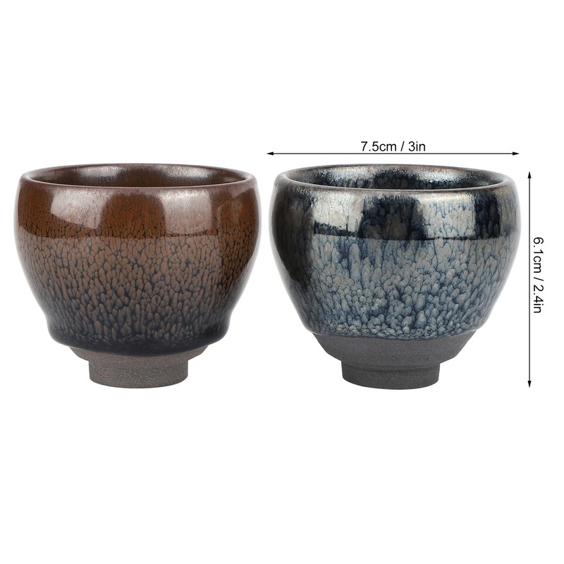 Elegant Ceramic Tea Cup Japanese Style Glaze Porcelain Teaware Set