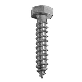Stainless Steel Screws Lag Bolts Deck Lag Screw Stainless Steel Bolts Trailer Deck Screws Steel Building Stainless Screws Stainless Wood Screws Hex Head 1/4 x 4-1/2" (25 Pcs) Super-Deals-Shop
