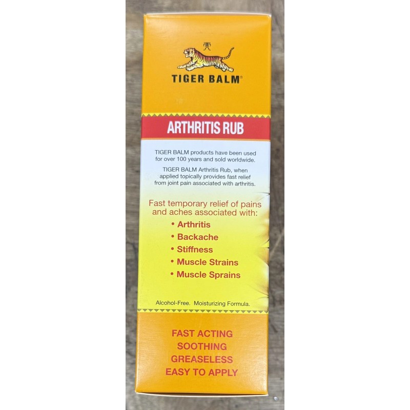 Tiger Balm ARTHRITIS Rub With Pump 4 fl oz Free