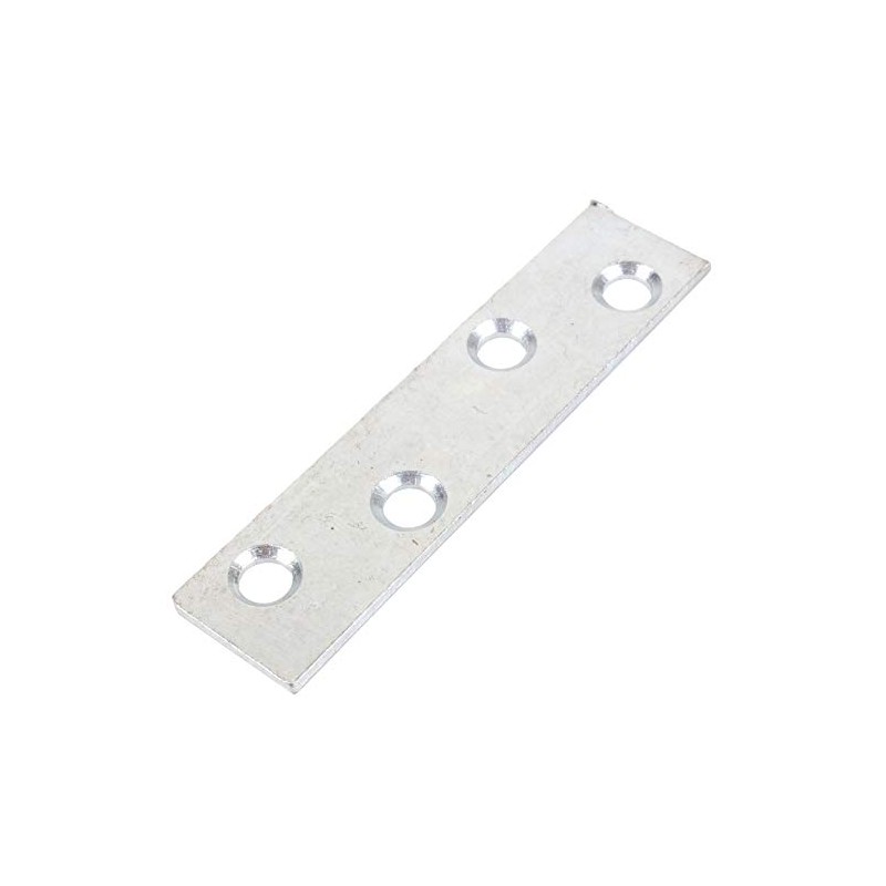 25x Zinc Plated 75mm Mending Plates - Heavy Duty Metal