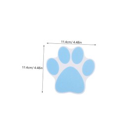 SUPVOX 6pcs Non Slip Bath Stickers with Paw Print Removable Slip Tub Decals for Shower Floors Bathtubs Stairs Safety Bathroom Decor with Shovel