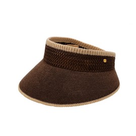 Hazzys (대구신세계)브라운 짜임 린넨혼방 썬캡 HIHE5E208W2 (Daegu Shinsegae) Brown Knit Linen Blend Sun Cap HIHE5E208W2