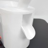 com-four® Cherry Pitter with Large Container, Stable with Suction Feet
