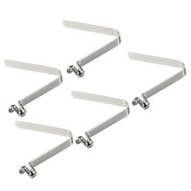 PATIKIL 10.5 x 7.5 mm Pack of 5 Kayak Paddle Press Studs Pole Switch Spring Clips Steel Hollow Button Locking Tube Single Pin for Camping Awning Tent Poles