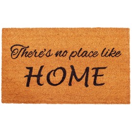Calloway Mills 121252436 No Place Like Home Doormat, 24" x 36", Natural/Black