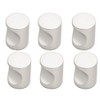 BOZONLI Pack of 6 Round Single Hole Cabinet Knobs, Furniture