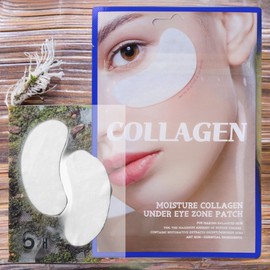 Ten Zero Eye Patch Wrinkle Improvement Moisture Collagen Under Eye Zone Patches 6 pieces 25g 30 pieces around the eyes / 텐제로 아이 패치 눈가 주름 개선 모이스처 콜라겐 언더 아이존 패치 6개 25g 30개입