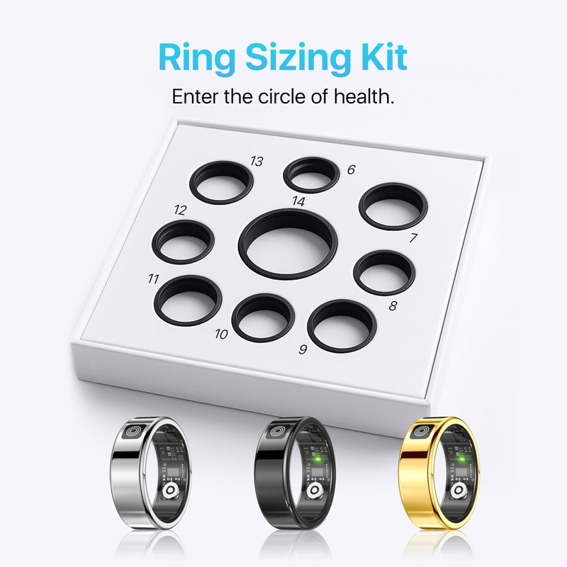 Kuinha Smart Ring Health Tracker - 24/7 Fitness & Sleep