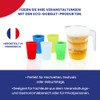 Eco-gobelets Drinking Cups 25 cl Red Translucent Pack of 100
