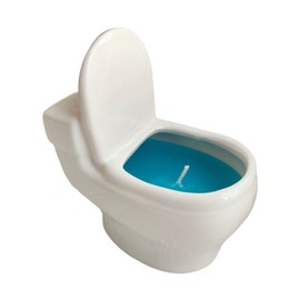 Scented Candle Toilet Style Rich Fragrance Romantic Odor Removal Decorative Soy Candle for Bedroom Office Bar Blue