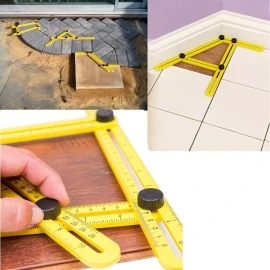 TechMel 2 Regla Multi Angulos Para Construccion Con Auto Nivelador