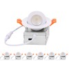 ZYC Gimbal LED Recessed Lighting - 3 Inch 5CCT 7W