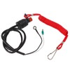 Outboard Engine Kill Switch ABS Waterproof Telescopic 75mm Marine Motor