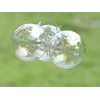 Succulent Style (4 x 10cm) Soap bubble glass iridescent baubles
