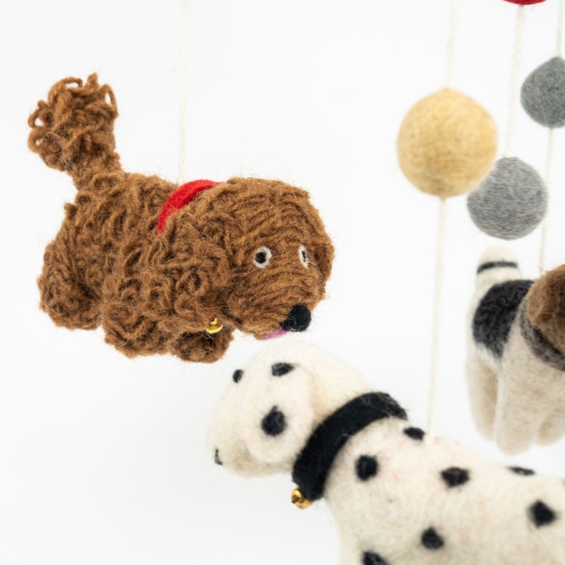 Gifted Hands Felt Hanging Mobile - Dogs