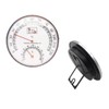 ST TS Thermometer/Hygrometer for Saunas, Analog Type, Freestanding, Wall Mounted,