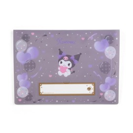 Sanrio 353931 Pocket File, Kuromi, Kuromi, 7.9 x 11.0 x 0.8 inches (20 x 28 x 2 cm), Character 353931