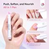 Saviland 3-in-1 Cuticle Remover and Nail Care Pen