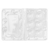 NAMYEUT Pack of 50 Quail Egg Boxes, 6 Plastic, 6