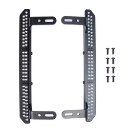 WEFEINO Metal Side Pedal Step Running Boards Foot-Plate Compatible with Tra-xxas TRX-4 TRX4 Bronco 1/10 RC Crawler Car