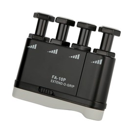 Flanger Finger Exerciser Hand Grip Trainer for Guitar and Piano Beginners, Adjustable Tension, with 2.5-6 Pound Intensity
