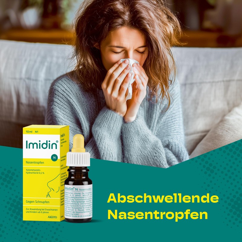 IMIDIN N Nasal Decongestant Drops 10 ml