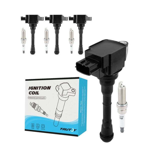 TAUTOY Set of 4 UF659 Ignition Coil Pack & Iridium