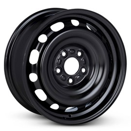 For 13-20 Kia Forte 16 Inch Painted Black Steel Rim - OE Direct Replacement - Road Ready Car Wheel