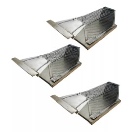 MDJ 3 Trampas Para Ratones, Roedores, Jaula Metalica 20 Cm