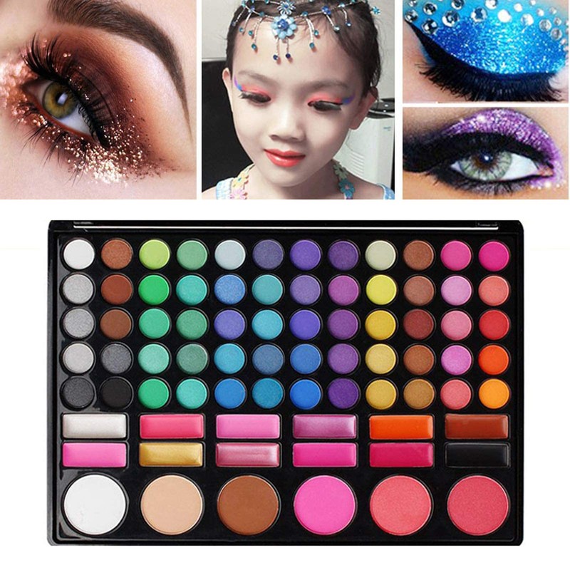 BrilliantDay 78 Colours Professional Eyeshadows Cosmetic Make up Palette Set