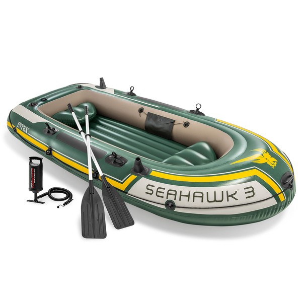 Intex INTEX 68380EP Seahawk 3 Inflatable Boat Set: Includes Deluxe