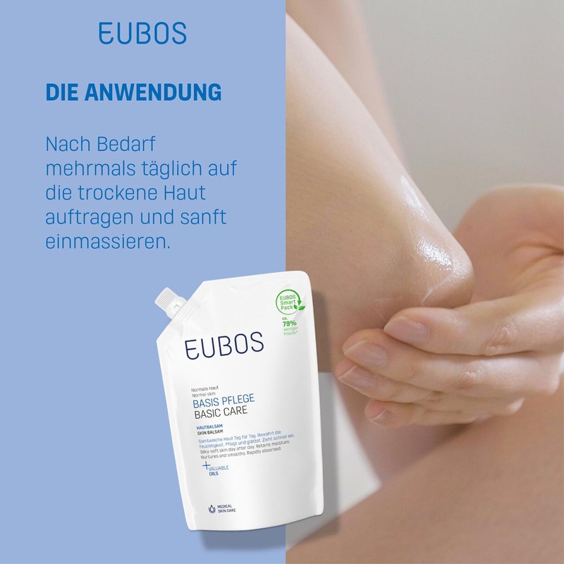 EUBOS Skin Balm Moisturising Lotion Refill Bag, 400 ml Balm