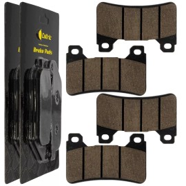 Caltric Front Brake Pads for Honda CBR1000RR CBR 1000Rr CBR1000RA CBR 1000Ra 2004-2016