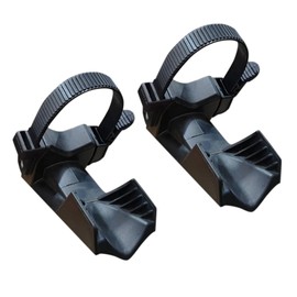 Wheel Stopper, 2 Pieces of Bicycle Carrier Accessories for Wide Tires Up to 2.35 Inches Black Rear Carrier for the Car Bicycle Carrier Spare Parts for Mountain Bikes and Racing Bikes Roof Bike Rack